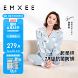 嫚熙（EMXEE）月子服春夏产后哺乳孕妇睡衣居家外出可外穿哺乳睡衣套装家居服L