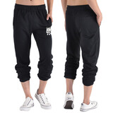 拓营者束口运动裤男士休闲裤宽松长裤秋冬新款针织棉跑步裤收口小脚裤加厚加绒运动卫裤保暖棉裤 黑色 L-加厚不倒绒