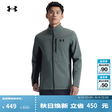 安德玛（Under Armour）UA秋冬Shield男子软壳户外运动夹克外套1321438 桃灰色015 2XL