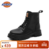 Dickies女士马丁靴时尚高帮女靴英伦风靴子工装靴 黑色 38 