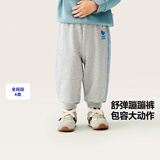 迷你巴拉（minibala）【蹦蹦裤】儿童裤子男童女童运动裤宝宝秋装束脚长裤休闲百搭卫裤