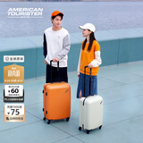 美旅拉杆箱行李箱简约大容量万向轮登机箱 旅行箱TV7 TV7升级款-奶白色 28英寸 【需托运】