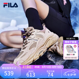 斐乐（FILA）火星1代丨2代老爹鞋女鞋休闲鞋男鞋情侣运动鞋子复古跑步鞋 驼丝锦-DO 36.5