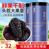 福东海 桑葚子500克（250g*2瓶）【大果皇】精选无沙桑椹即食泡水泡酒 