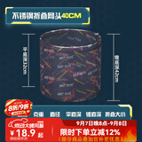 佳钓尼（JIADIAONI）抄网头抄鱼网兜防刮细眼铝合金网头钓鱼捞鱼网超轻渔具配件 40cm 不锈钢折叠紫色网头10斤左右 轻量网圈