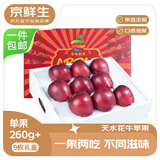 京鲜生天水精品花牛苹果 9枚礼盒 单果260g+ 新鲜水果源头直发