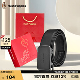 暇步士（Hush Puppies）皮带男士腰带真皮自动扣商务休闲裤带礼盒装生日礼物送男朋友