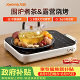 九阳（Joyoung）围炉煮茶电陶炉电磁炉家用新型电磁灶电池炉2200W大功率猛火低音低辐射多锅具适配火锅炉C22S-X9
