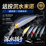 亿智谷（Ewitgo）米诺路亚饵银鱼刀远投缓沉沉水淡水海钓通杀翘嘴鲈鱼通用假饵鱼饵 随机颜色（5个）下单可备注颜色 10克