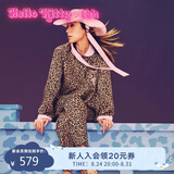 野兽派家居（tbh）三丽鸥Hello Kitty天丝棉家居服套装可外穿睡衣 长款 经典豹纹 S