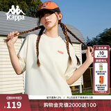 卡帕（Kappa）背靠背运动t恤2026夏季新款男士索罗娜休闲短袖上衣女K0EX2TD30D 羊脂白-0111 S
