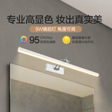 德力西（DELIXI）LED镜前灯 Ra95高显指浴室卫生间壁灯化妆灯【9W暖白光】长49厘米