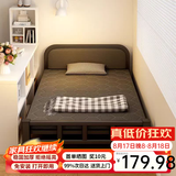 星奇堡 折叠床单人家用简易床加床加固午休小床成人办公室硬板铁床 90cm宽【升级软靠+加厚框架】