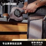 MHW-3BOMBER轰炸机咖啡吧台毛巾 咖啡机奶泡抹布 带挂绳小毛巾吸水速干 吧台毛巾-黑色-25*35cm-带挂环