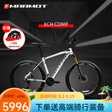 土拨鼠（Marmot）铝合金山地车超轻油碟减震变速成人自行车 白黑红-下单备注净身高 11速 165-175cm身高勿拍