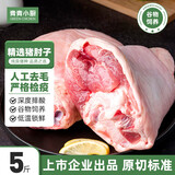 青青小厨国产肋排块净重4斤含 免切猪排骨 猪肋骨 猪蹄 猪肘子 猪肉生鲜 【精修去毛】猪肘5斤