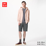 优衣库水洗全棉舒适短裤男女装/休闲短裤26春夏新款481571 474129 481571/08深灰色 XS