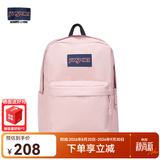 JANSPORT杰斯伯书包轻便双肩包男女旅行包简约背包电脑包学生校园 【预计15天内发货】4QUT7N8蜜蜡粉-侧边袋