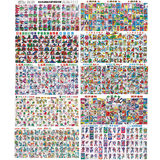 鱼雁兔80后怀旧孙悟空洋画片童年回忆葫芦娃拍画片军旗纸牌圣斗士游戏牌 十款洋画 各1整张
