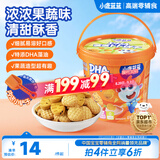 小鹿蓝蓝菠菠卜卜饼干宝宝儿童零食特添DHA藻油出游便携108g 3岁+