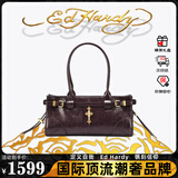 Ed Hardy包包女包2026新款轻奢品牌女士单肩斜挎法棍包生日礼物送女友老婆