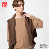 优衣库羊绒圆领针织衫/长袖男装女装毛衣478543 486074 478543/31米色 L