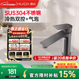 惠达（HUIDA）面盆洗手盆冷热水龙头卫生间洗脸盆水龙头台盆洗手台浴室柜6J5