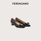菲拉格慕（Ferragamo）女士Vara蝴蝶结高跟鞋 0591963_1D _ 70 礼物送女友