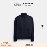 蔻驰（COACH）奥莱男士HARRINGTON外出百搭夹克外套 海军蓝色 XL