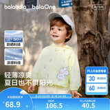 巴拉巴拉童装儿童防晒衣2026夏装婴儿衣服男童女童宝宝上衣连帽外套凉感萌