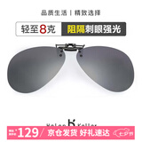 海伦凯勒墨镜夹片 偏光太阳镜夹片男女款驾驶专用开车防晒眼镜 HP805C5