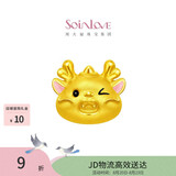 周大福SOINLOVE萌宠小金龙黄金转运珠配手绳 VR1230生日礼物