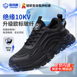 蓝鸥盾劳保鞋男耐磨绝缘10KV电工防砸防刺超轻舒适安全工作鞋DL211KB 41
