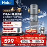 海尔（Haier）前置过滤器超15T大通量家用自来水过滤净水器40微米全自动反冲洗实时水压监测全屋净水HP-45