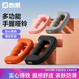 朗威哑铃拳击哑铃女士健身家用负重运动器械小哑铃训练器材 经典黑 1KG =0.5KG*2