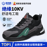 蓝鸥盾劳保鞋男士绝缘10KV电工透气防臭防砸防刺工作安全鞋D2095KN 42