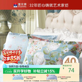 富安娜 纯棉枕套 全棉印花枕头套枕芯套一对装 学生家用74*48CM 晨园