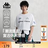 卡帕（Kappa）背靠背运动短袖男款纯棉2026新款夏季情侣t恤男士半袖K0EX2TD01D