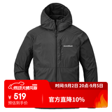 mont·bell户外风衣男款春夏防风防晒徒步休闲连帽上衣外套 1103322 BK黑色 S