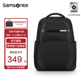 新秀丽双肩包男士通勤商务背包15.6英寸电脑包大容量旅游出差NU0 黑色-15.6英寸电脑