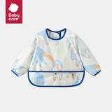 bc babycare宝宝吃饭罩衣饭兜罩衫儿童围兜画画反穿衣防水防脏围裙 多洛沙滩 80码(12-18个月，适合75-85cm)