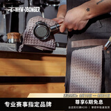 MHW-3BOMBER轰炸机咖啡吧台毛巾 咖啡机奶泡抹布 带挂绳小毛巾吸水速干 吧台毛巾-黑色-25*35cm-带挂环