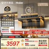 海尔（Haier）麦浪海鲸抽吸排油烟机C61Max+H70D顶侧双吸环吸30大风量 上门安装以旧换新搭72%热效定时联动套装