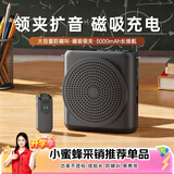 纽曼（Newmine）U-262小蜜蜂扩音器教师教学专用无线领夹麦大功率防啸叫导游户外便携式大音量蓝牙音箱长续航 黑