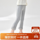 笛莎（DEESHA）笛莎童装女童休闲裤2024夏季女童脚口花边喇叭打底裤