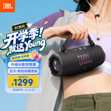JBL CHARGE6 音乐冲击波六代 便携蓝牙音箱+低音炮 户外防水音响 赛道扬声器 旅行生日礼物 黑橙配