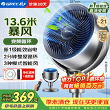 格力（GREE）【直流变频明星单品】空气循环扇静音电风扇落地扇家用一级能效换气扇循环对流风扇 FXDZ-20X62Bg3