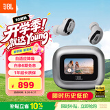 JBLLIVE BUDS 3智能触屏主动降噪真无线入耳式蓝牙耳机 长续航高保真防尘防水华为苹果耳机 冰霜银