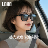 LOHO日夜两用变色夜视太阳镜开车专用夜间驾驶防远光眩光偏光GM墨镜