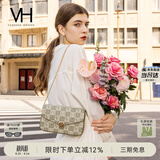 VANESSA HOGAN VH女包山茶花信封包轻奢老花链条小包单肩斜挎包生日礼物送女友